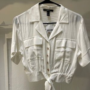 White Button-Up (Size: S)